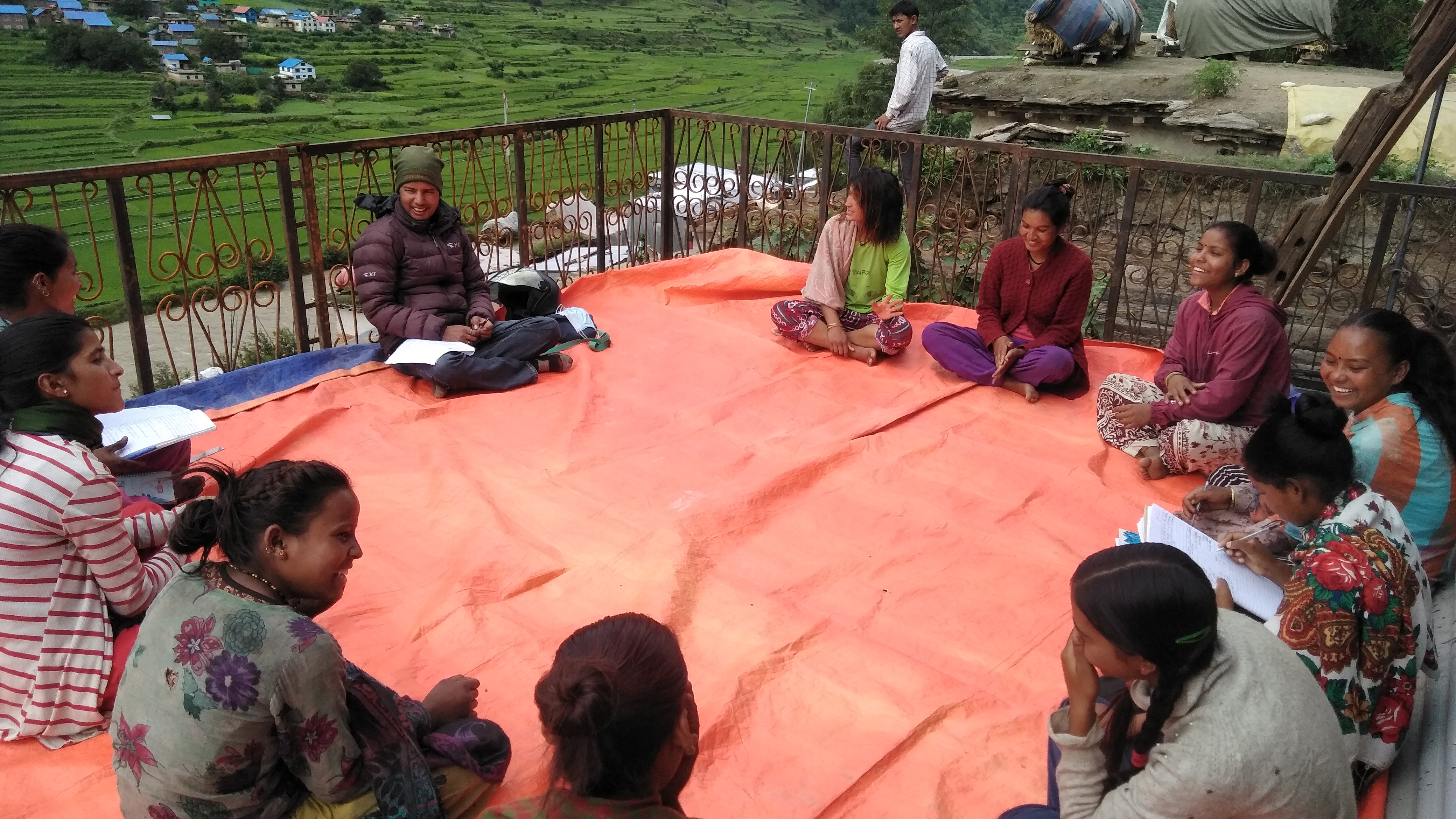 Girl club meetings for develop  personal carrier and gender equality