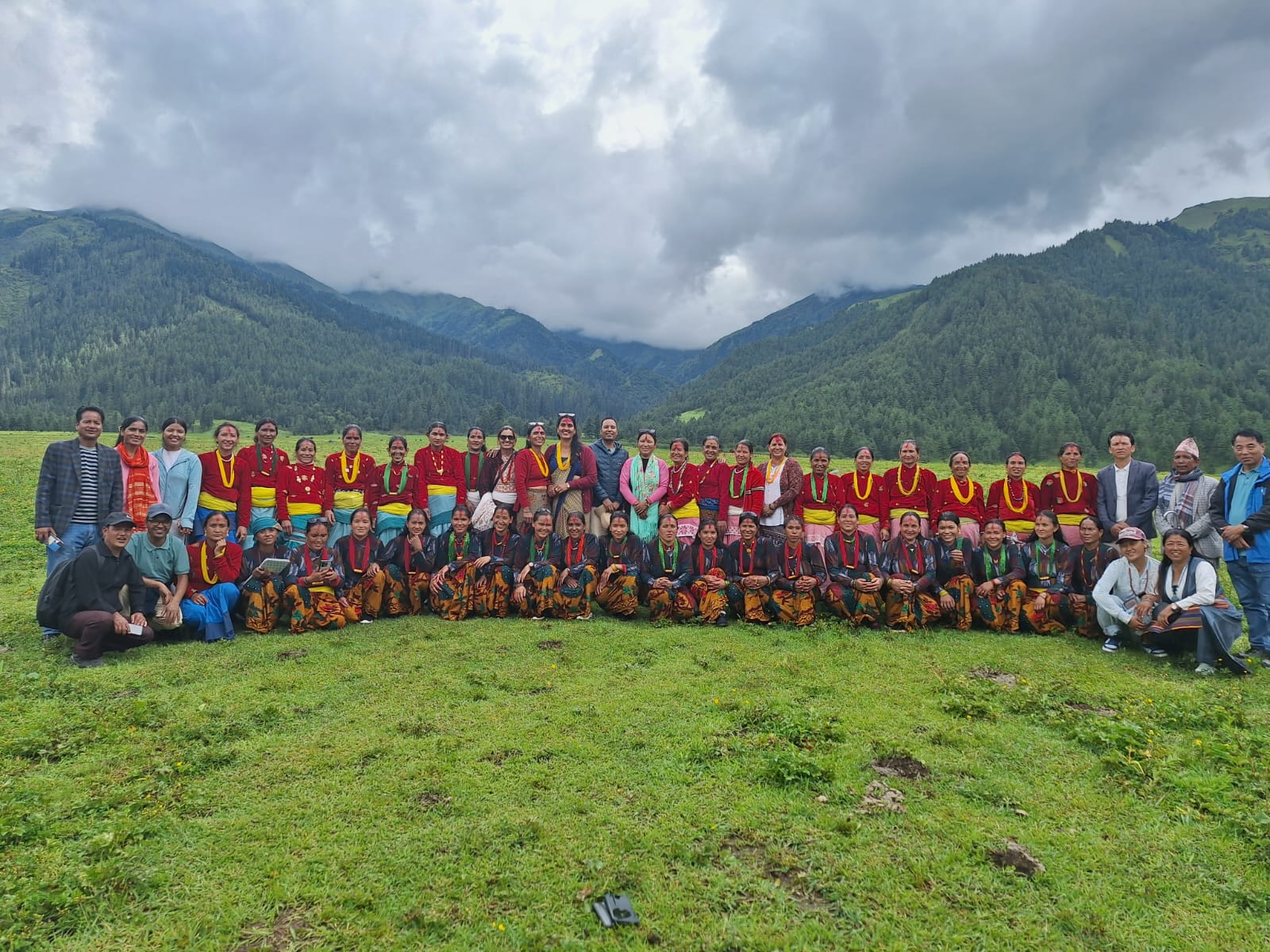 Group Photo of After the village campain in Patarasi RM Jumla