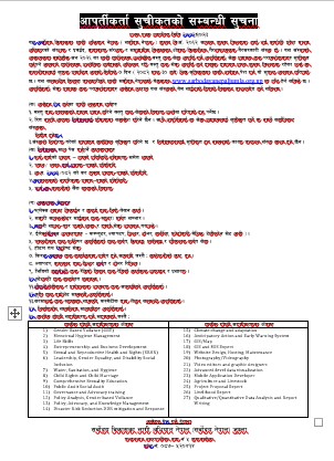 Roster Notice of Sarbodaya Nepal 2026